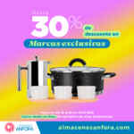 Promo Almacenes Ánfora: hasta 30% de descuento en marcas exclusivas