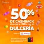 50% de cashback al comprar $120 o más en dulcería con tu tarjeta Del Sol – Woolworth Bradescard