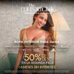 Promo Gran Chapur: Segunda prenda a mitad de precio en ropa interior para dama Promo Gran Chapur: Segunda prenda a mitad de precio en ropa interior para dama