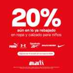 Día del Niño Martí: 20% de descuento en ropa y calzado para niños Día del Niño Martí: 20% de descuento en ropa y calzado para niños