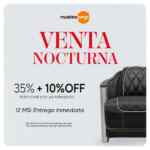 Venta Nocturna Muebles Pergo: 35% de descuento + 10% adicional a lo ya rebajado Venta Nocturna Muebles Pergo: 35% de descuento + 10% adicional a lo ya rebajado
