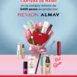 Red Glam Revlon 2026: cartera de mano GRATIS en la compra de productos Revlon y Almay