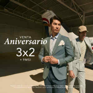 Venta de Aniversario Robert's 2026: 3x2 en prendas participantes + 9 msi Imagen de la promo
