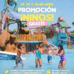 En El Rollo Parque Acuático los niños entran gratis del 28 al 30 de abril 2026
