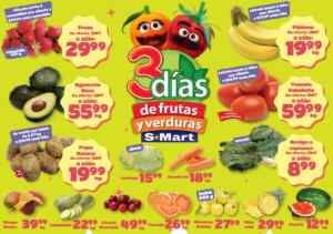 Ofertas S-Mart 3 días de frutas y verduras del 14 al 16 de abril 2026 Imagen de la promo