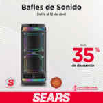 En Sears hasta 35% de descuento en bafles de sonido este fin de semana