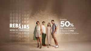 Rebajas de Mitad de Temporada Suburbia 2026: Hasta 50% de descuento + hasta 7 msi Imagen de la promo