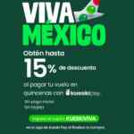Viva México en Viva Aerobus: vuelos nacionales con hasta un 15% de descuento con Kuesky Pay Viva México en Viva Aerobus: vuelos nacionales con hasta un 15% de descuento con Kuesky Pay