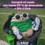 20 Aniversario Volaris: Hasta 50% de descuento + 10% adicional con v.club