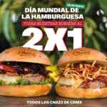 Día de la Hamburguesa Chazz: 2x1 en todas las hamburguesas