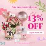 Promo Día de las Madres Enviaflores: 13% de descuento