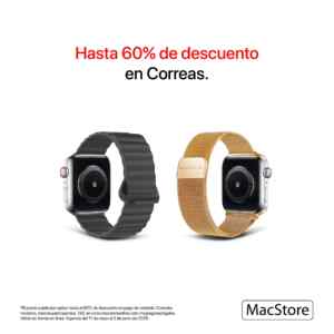 En MacStore hasta 60% de descuento en correas Imagen de la promo