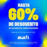 Promo Martí: Hasta 60% de descuento este fin de semana