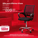 Promo Office Depot: silla para oficina a $899.00