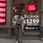 Hot Sale 2026 Oggi Jeans: 3 Jeans por $1,299 + 6 msi