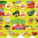 Ofertas S-Mart 3 días de frutas y verduras del 12 al 14 de mayo 2026