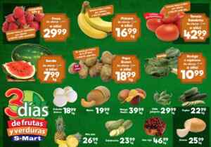 Ofertas S-Mart 3 días de frutas y verduras del 26 al 28 de mayo 2026 Imagen de la promo