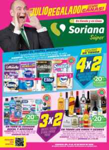 Folleto Julio Regalado 2026 Soriana Súper al 28 de mayo 2026 Imagen de la promo