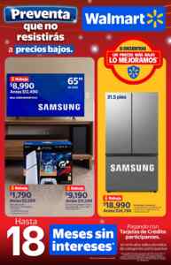 Folleto Walmart Pre Hot Sale 2026 ofertas en electrónica, línea blanca y moda al 24 de mayo 2026 Imagen de la promo