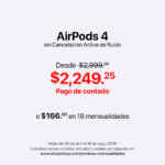 Día de las Madres iShop Mixup: AirPods 4 con 25% de descuento o hasta 18 mensualidades