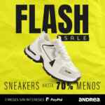 Flash Sale Andrea: Hasta 70% de descuento en sneakers + hasta 3 MSI con PayPal