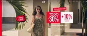 C&A Hot Sale 2026: 30% de descuento en toda la tienda online + 10% extra Imagen de la promo