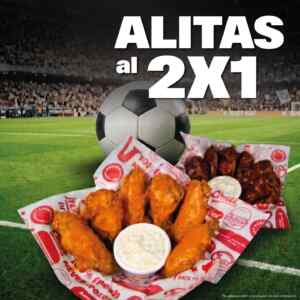 Verano Futbolero Chazz: 2x1 en alitas, cervezas a $34 y más Imagen de la promo