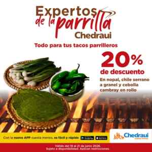 Ofertas Fin de semana Chedraui: 3x2, hasta 30% de bonificación y más al 22 de junio 2026 Imagen de la promo