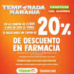 En La Comer si adquieres $1000 en toda la tienda, te dan un cupón del 20% de descuento en farmacia