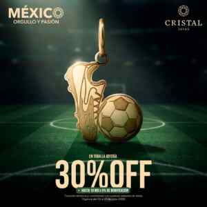 Día del Padre Cristal Joyas: 30% de descuento + hasta 18 msi o 5% de bonificación Imagen de la promo