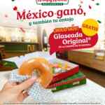 En Krispy Kreme dona glaseada original Gratis en la compra de cualquier docena hoy