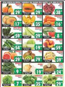 Ofertas Casa Ley Frutas y verduras 16 y 17 de junio 2026 Imagen de la promo