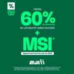 Rebajas de Medio Tiempo Martí: Hasta 60% de descuento