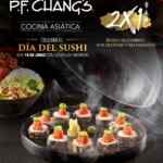 Día del Sushi P.F. Chang’s: 2x1 en sushis seleccionados