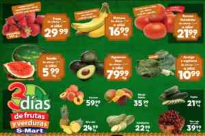 Ofertas S-Mart 3 días de frutas y verduras del 16 al 18 de junio 2026 Imagen de la promo