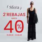 Hasta 40% de descuento en las Segundas Rebajas 2026 de Sfera