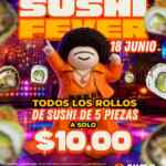 Día del Sushi Sumo Buffet: todos los rollos de sushi de 5 piezas por solo $10 hoy