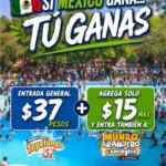 En Parque Acuático Tepetongo: entrada general a $37 si México gana