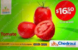 Martimiércoles Chedraui de frutas y verduras 9 y 10 de junio 2026 Imagen de la promo