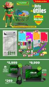 Folleto Regreso a clases Bodega Aurrera al 16 de septiembre 2026 con productos desde $2 Imagen de la promo
