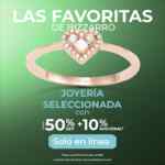 Promoción Joyerías Bizzarro: Hasta 50% de descuento + 10% adicional en su tienda en línea hoy