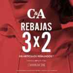 Rebajas C&A: 3x2 en productos rebajados