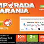 Folleto La Comer Temporada Naranja 2026: 2x1 en toda la cristalería y plásticos para el hogar y más