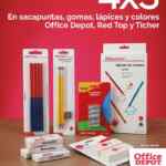 En Office Depot: 4x3 en bolígrafos, Sacapuntas, lápices y más al 27 de julio 2026 En Office Depot: 4x3 en bolígrafos, Sacapuntas, lápices y más al 27 de julio 2026