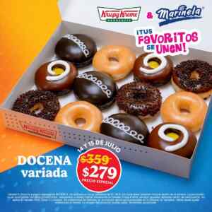En Krispy Kreme docena variada a $279 hoy y mañana Imagen de la promo