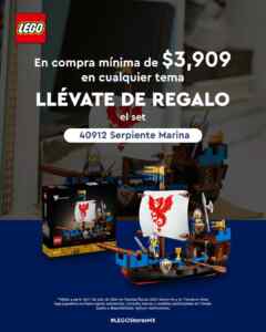 En Lego te llevas de Regalo el set Serpiente Marina con compra mínima Imagen de la promo