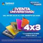 Venta Universitaria Lumen: 5x4 o 4x3 en productos participantes