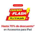 Oferta Flash MacStore: Hasta 70% de descuento en accesorios para iPad Hoy