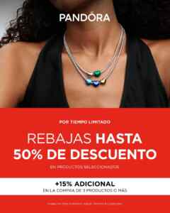 Rebajas 2026 Pandora: Hasta 50% de descuento Imagen de la promo