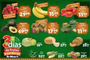 Ofertas S-Mart 3 días de frutas y verduras del 21 al 23 de julio 2026 Imagen de la promo